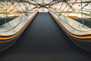 modern escalator